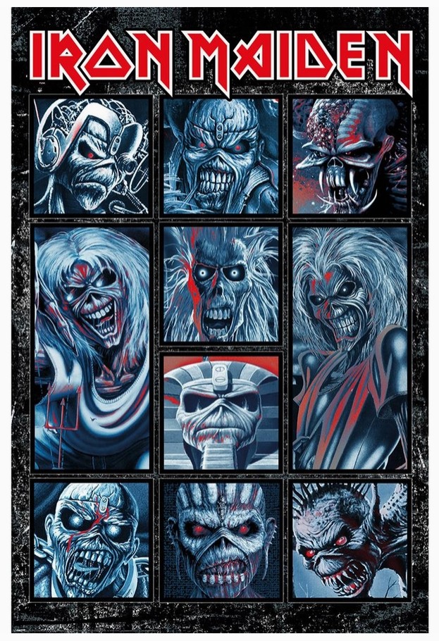 Iron Maiden (Ten Eddies) Maxi-Poster 61x91,5 cm